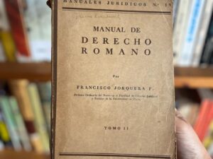 Manual de Derecho Romano
