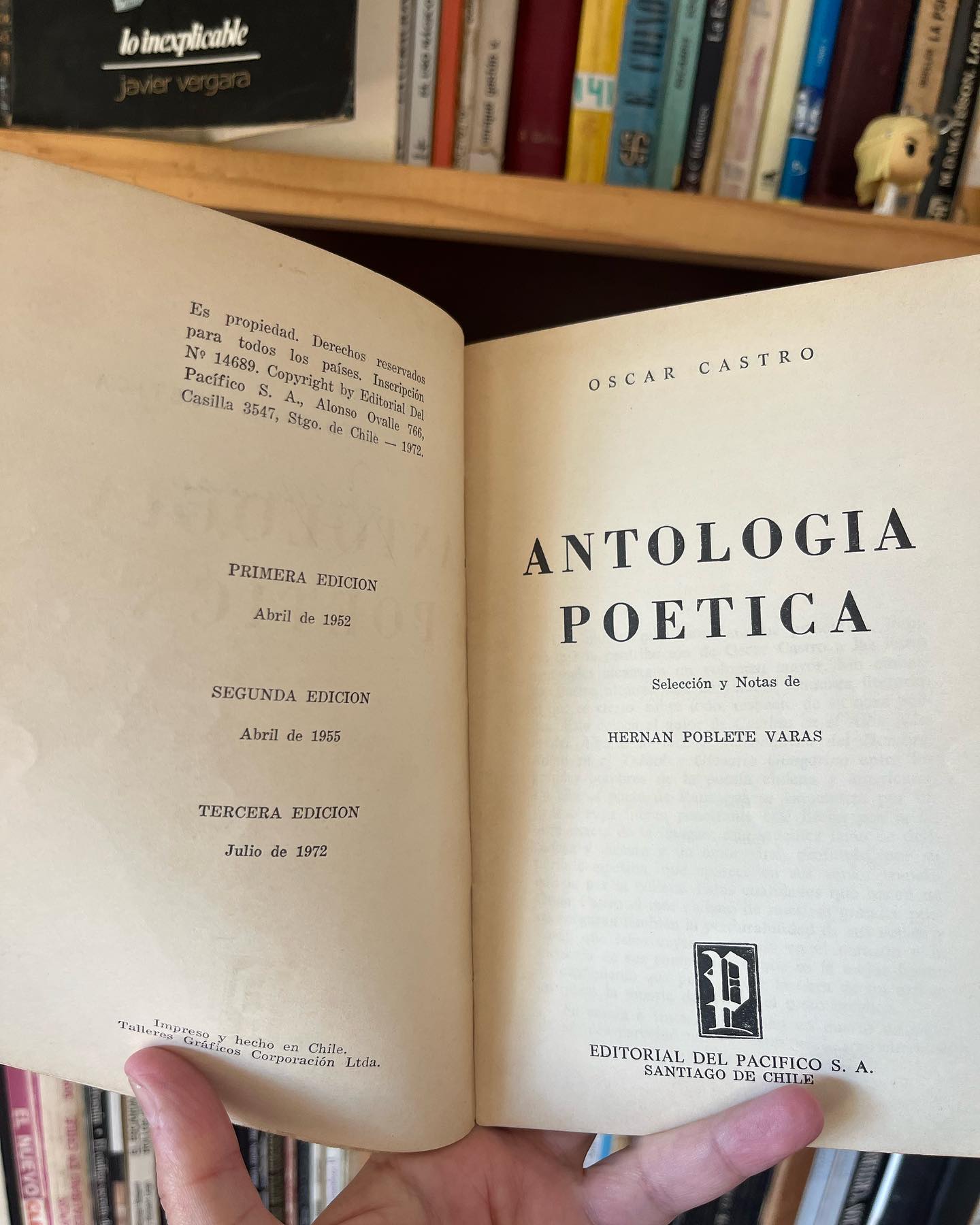 Óscar Castro, Antología poética - Imagen 6