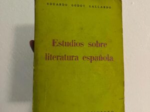 Estudios sobre literatura española