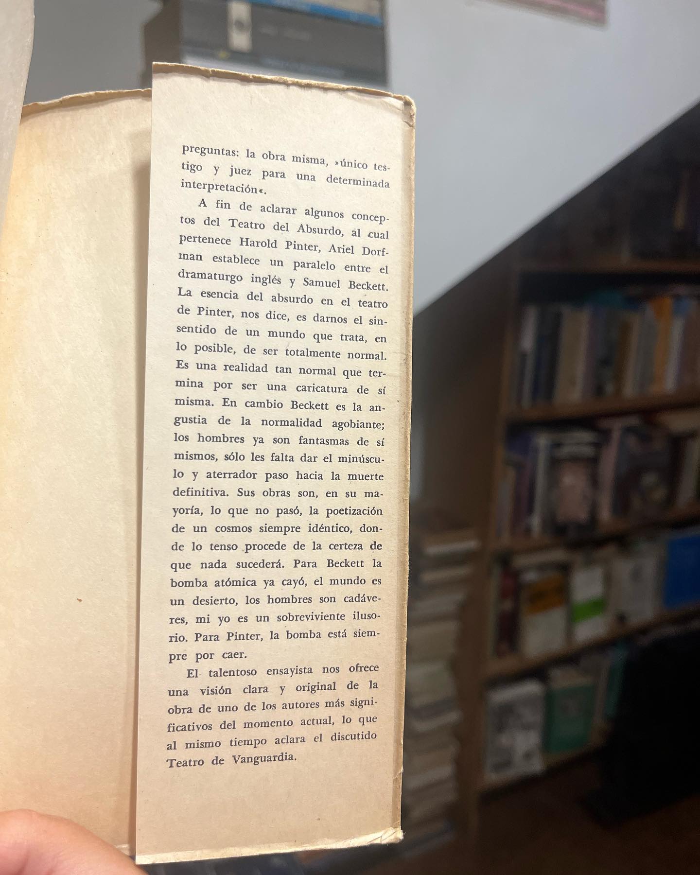 El absurdo entre cuatro paredes: El teatro de Harold Pinter - Imagen 7
