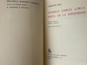 Federico García Lorca, poeta de la intensidad