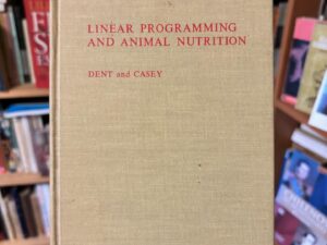 Linear programming and animal nutrition