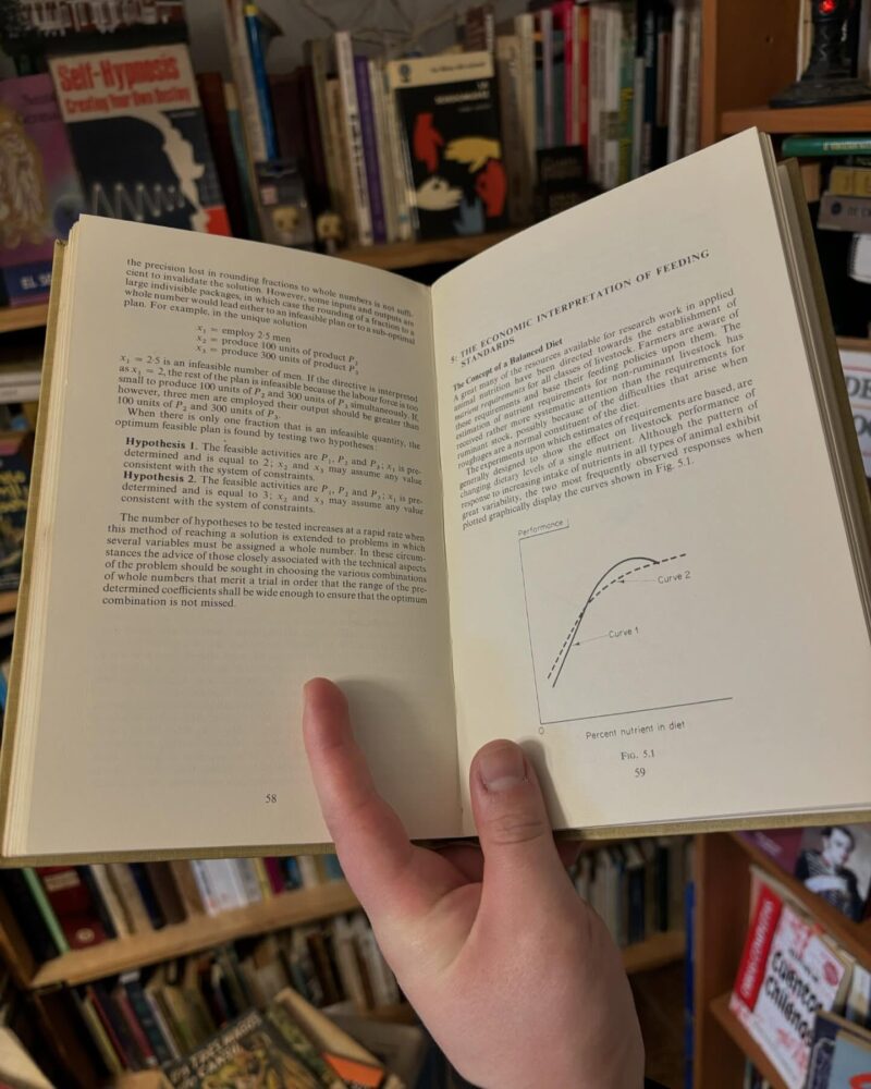 Linear programming and animal nutrition | Libros Frannie