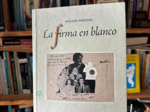 La firma en blanco