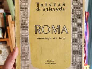 Roma mensaje de hoy - Tristan de Athayde