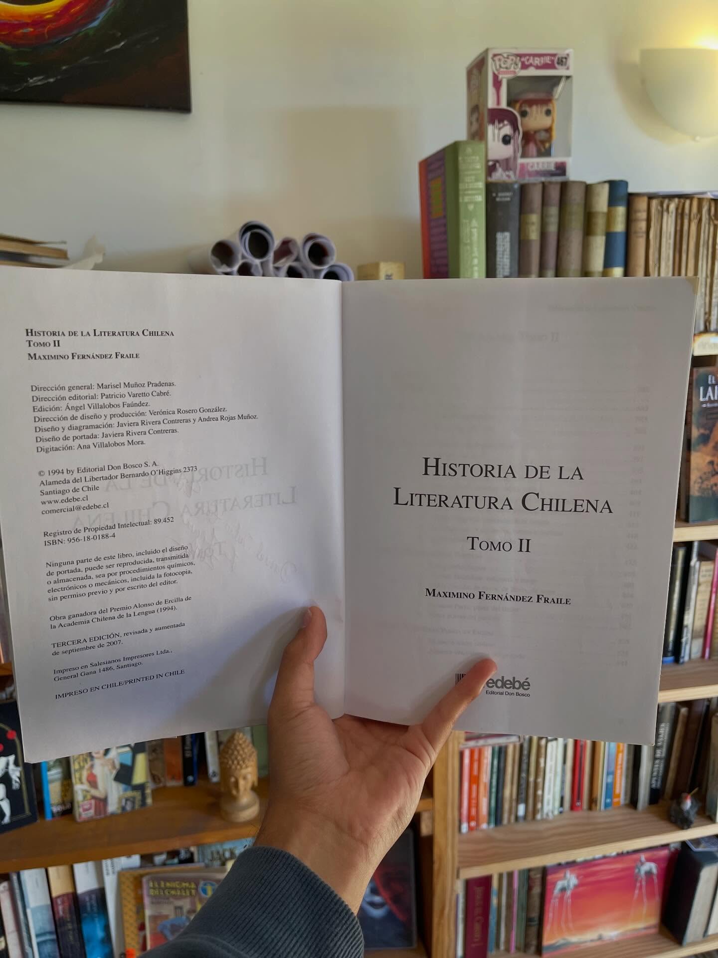 Historia de la literatura chilena, tomo I y II - Imagen 11