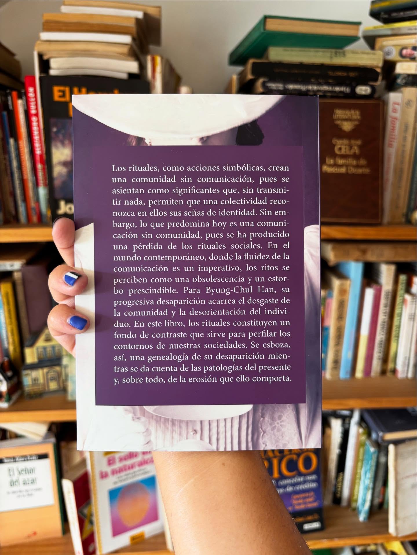 La desaparición de los rituales