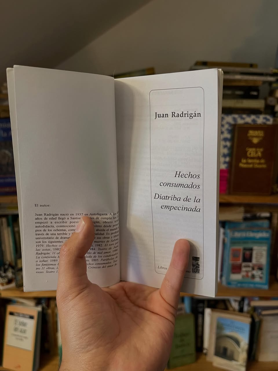 Hechos consumados. Diatriba de la empecinada - Libros Frannie