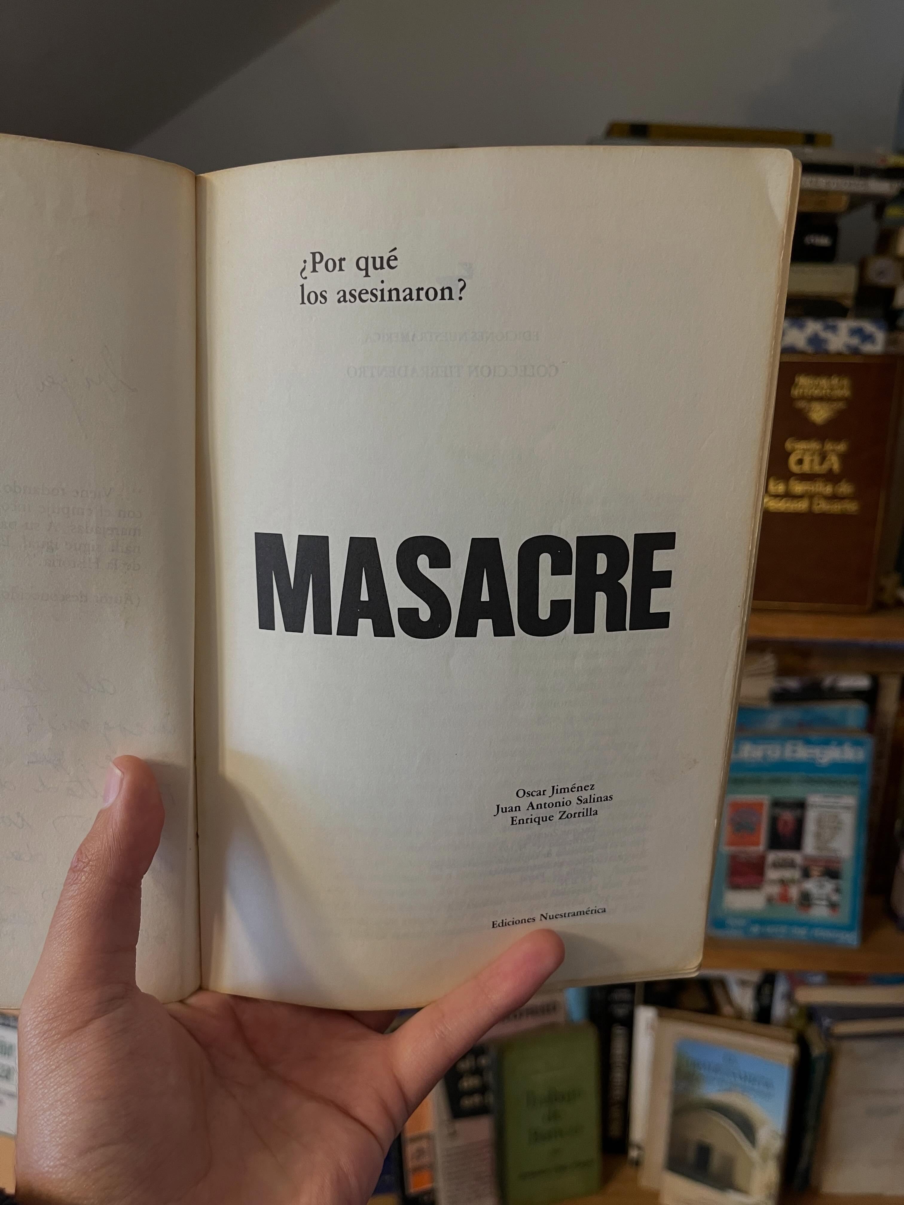 Masacre. ¿Por qué los asesinaron? - Libros Frannie