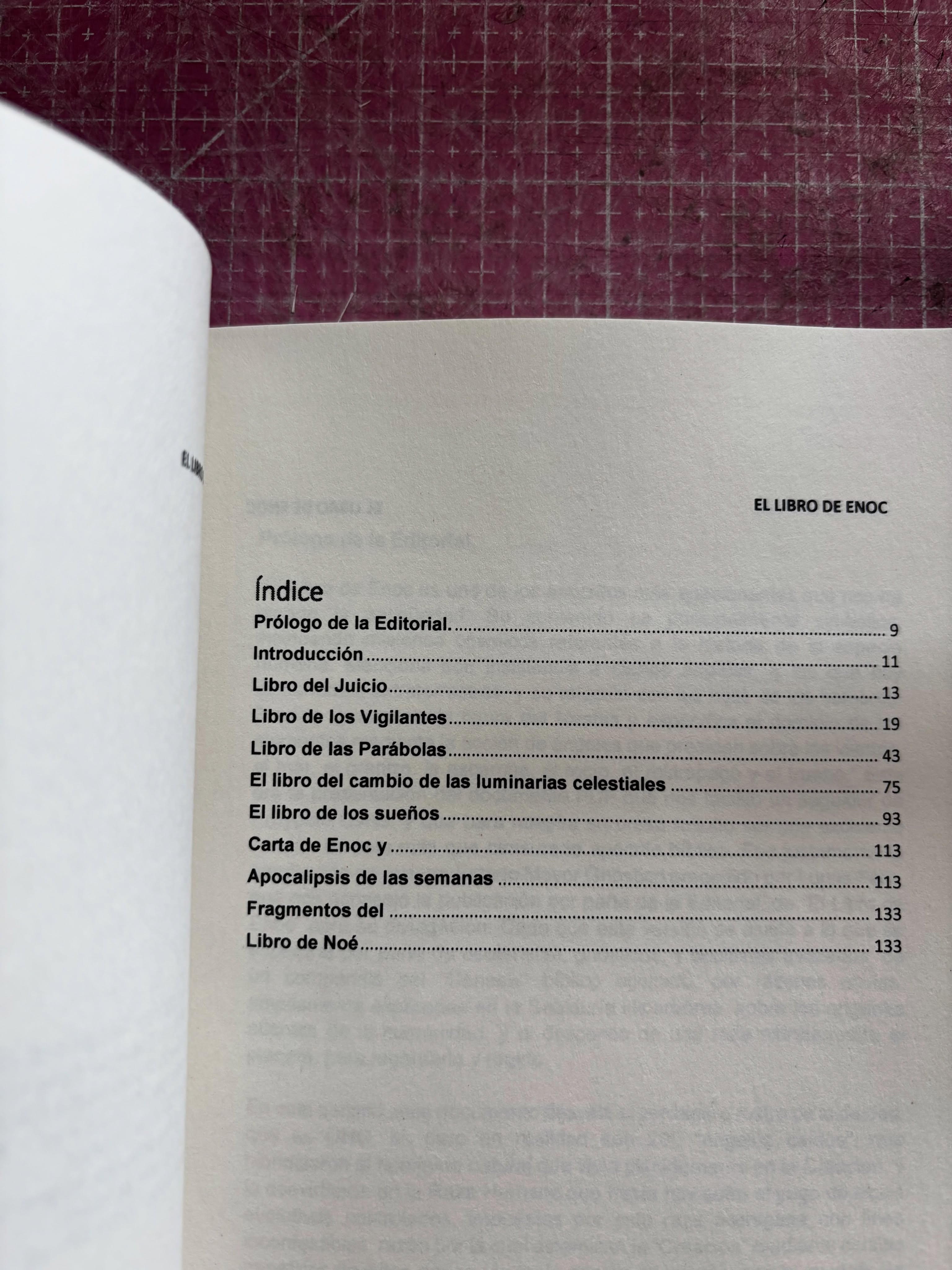 El libro de Enoc. Edición especial de la casa de Tharsis - Libros Frannie