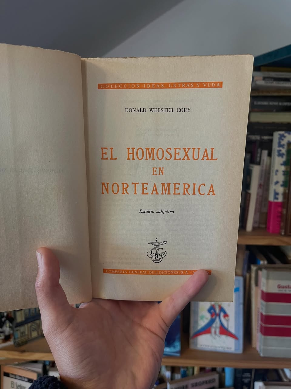 El homosexual en Norteamérica - Libros Frannie