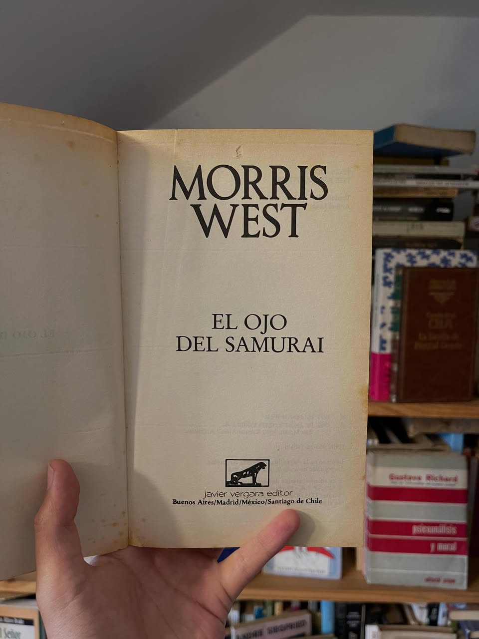 El ojo del Samurai - Libros Frannie