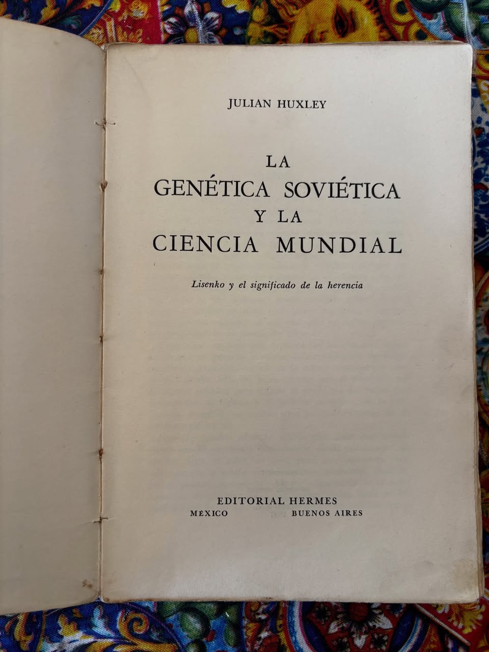 La genética soviética y la ciencia mundial - Libros Frannie