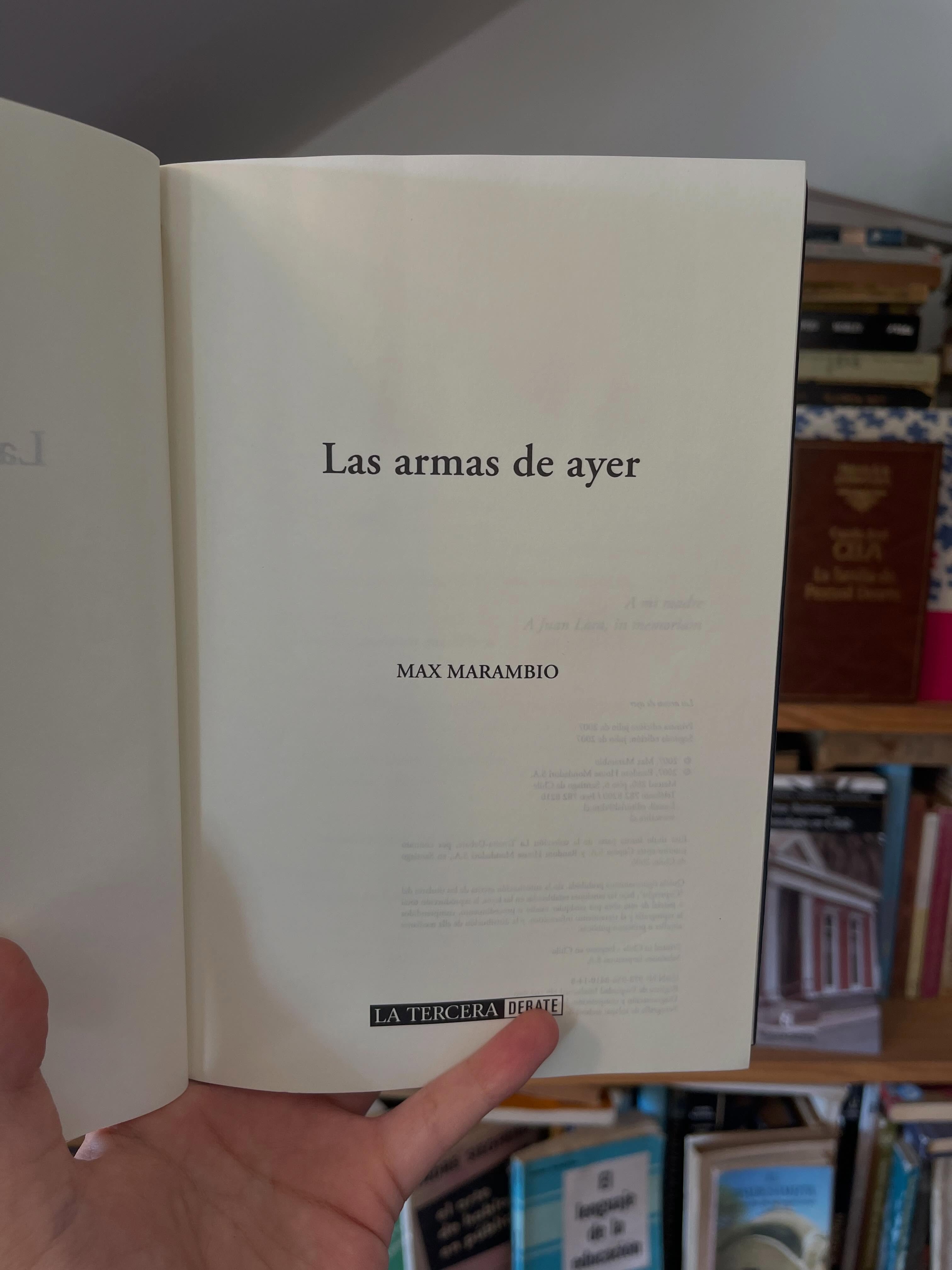 Las armas de ayer - Libros Frannie