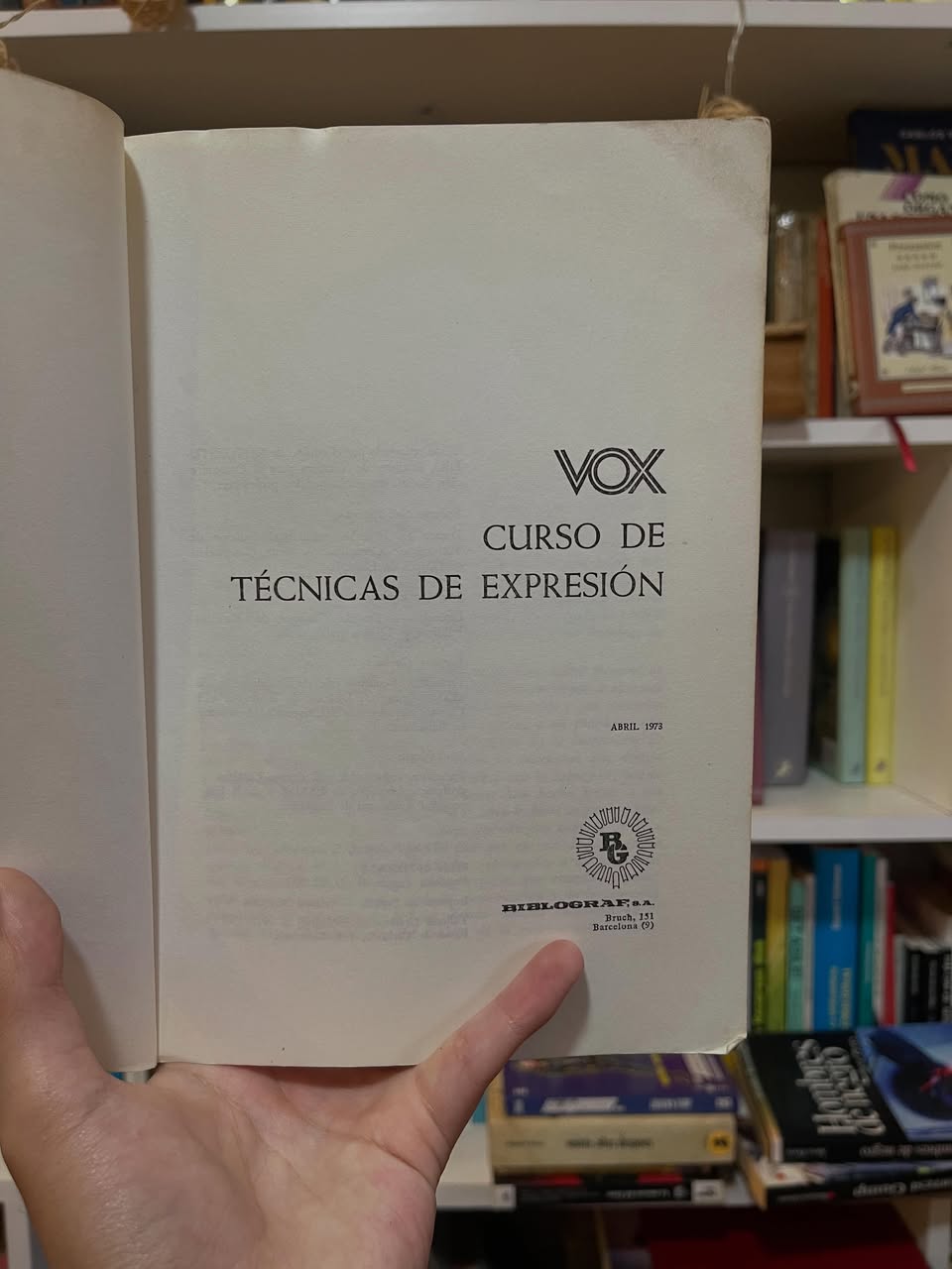 Curso de Técnicas de Expresión VOX - Libros Frannie