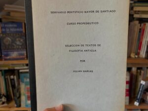 Selección de textos de Filosofía antigua. Seminario pontificio mayor de Santiago - Libros Frannie