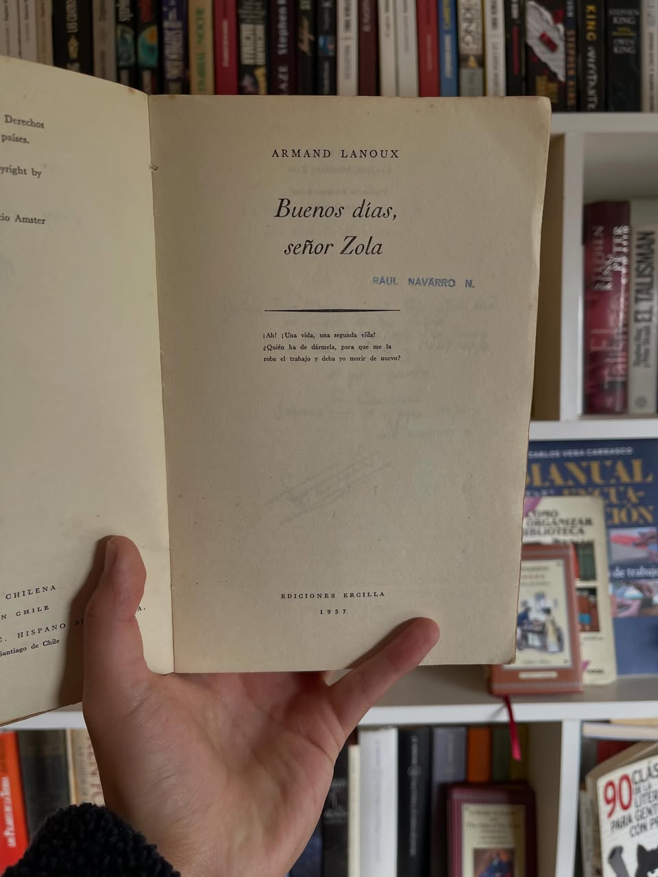 Buenos días, señor Zola - Libros Frannie