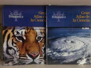Gran Atlas de la Ciencia (Enciclopedia Britannica) “Clima” y “Mamíferos” - Libros Frannie