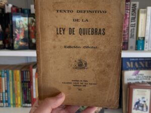 Texto definitivo de la Ley de quiebras